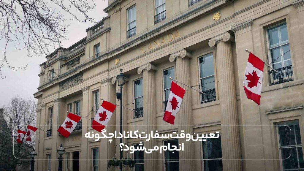تعیین وقت سفارت کانادا چگونه انجام می‌شود؟