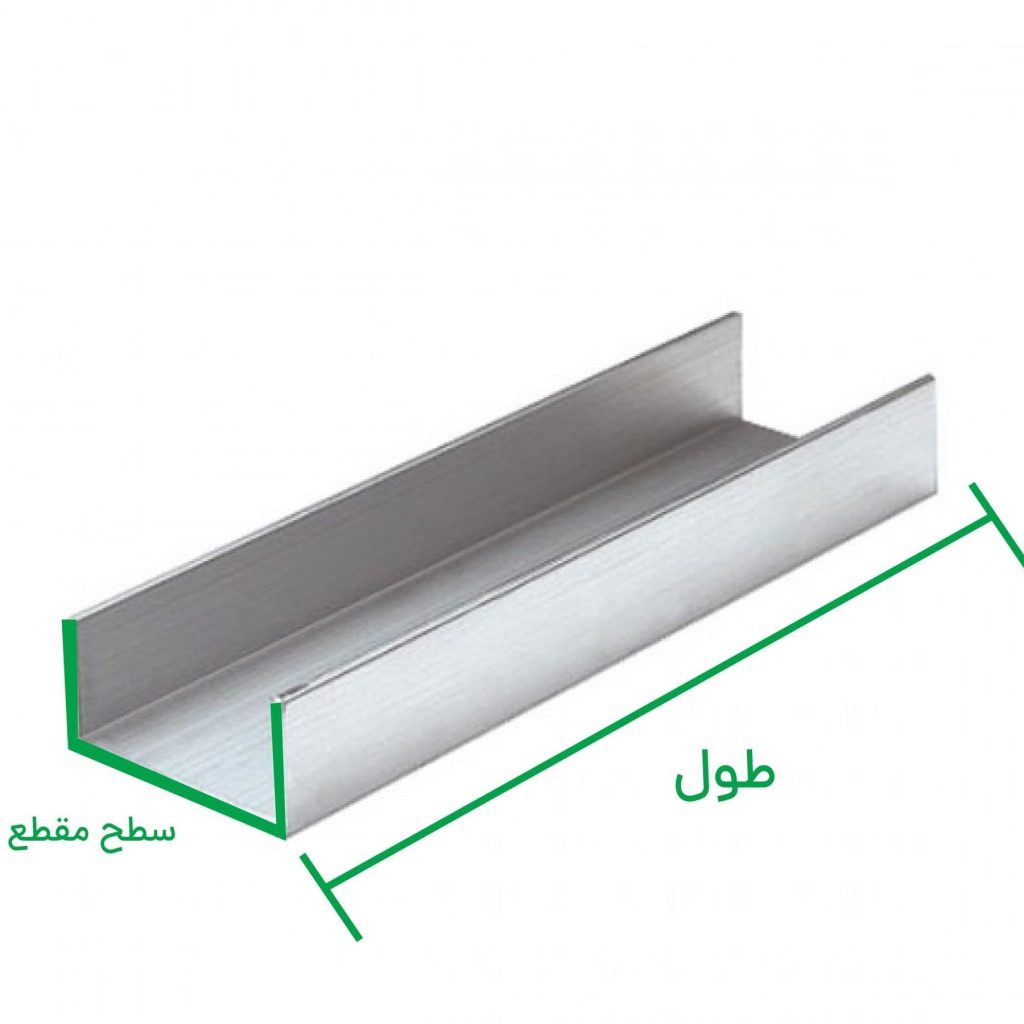نحوه محاسبه وزن ناودانی
