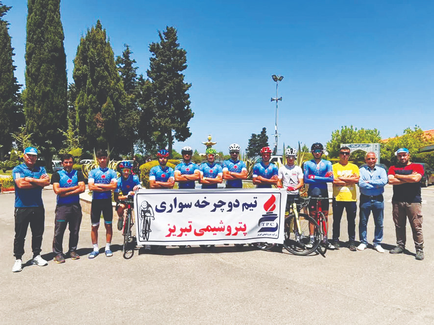 درخشش تیم دوچرخه‌سواری پتروشیمی تبریز