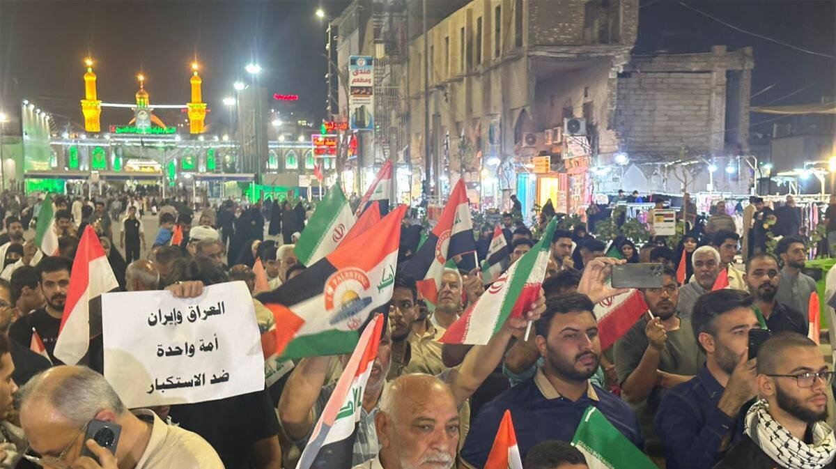 تداوم تظاهرات عراقیها علیه تجاوزات اسرائیل تداوم تظاهرات عراقیها علیه تجاوزات اسرائیل