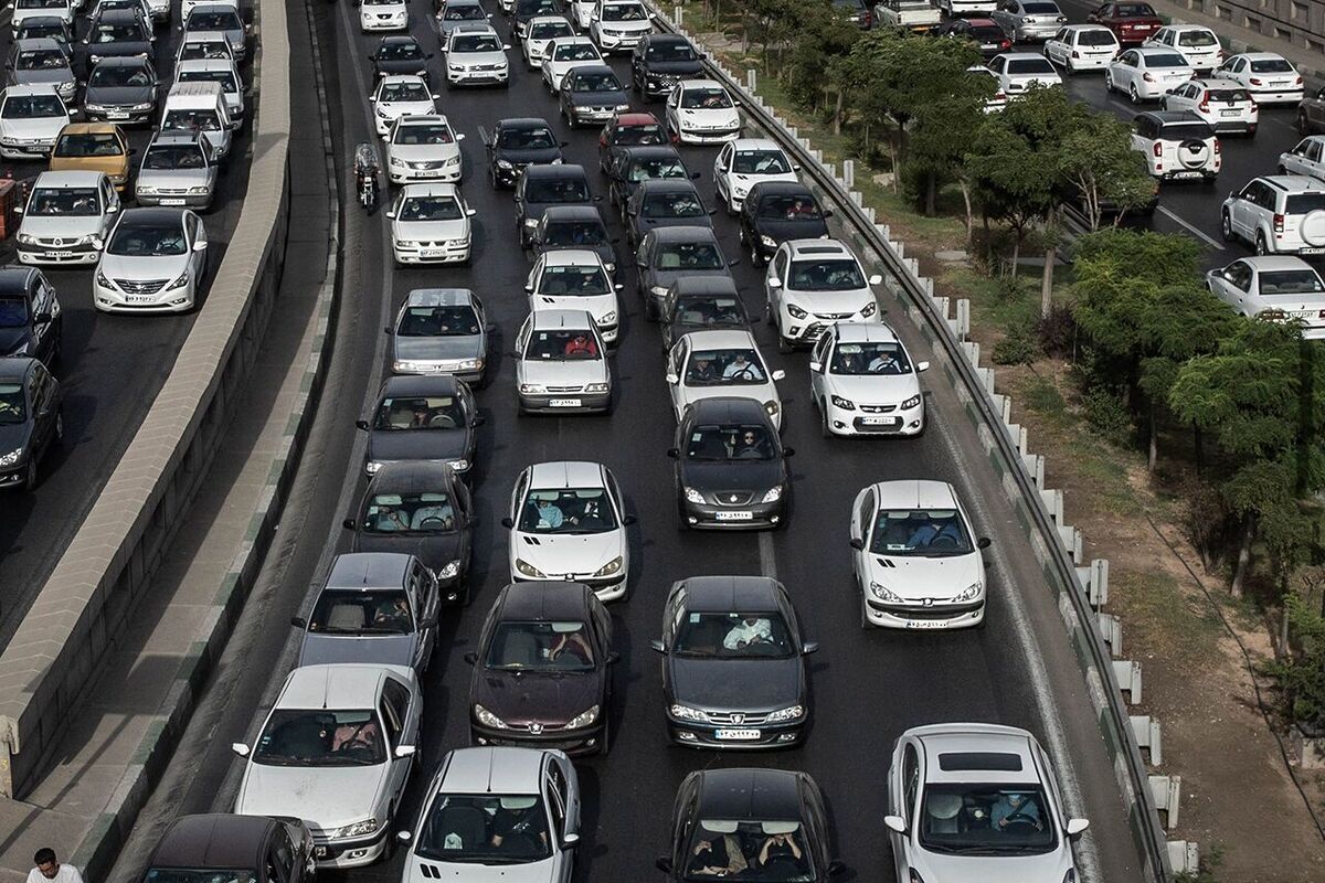ترافیک سنگین در مسیر کرج به تهران و محور هراز