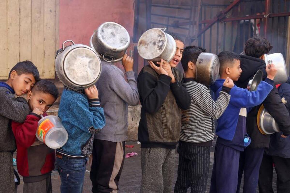 کودکان غزه در محاصره مرگ و گرسنگی