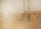 سرعت طوفان در سیستان‌و‌بلوچستان از ۱۰۰کیلومتر در ساعت گذشت