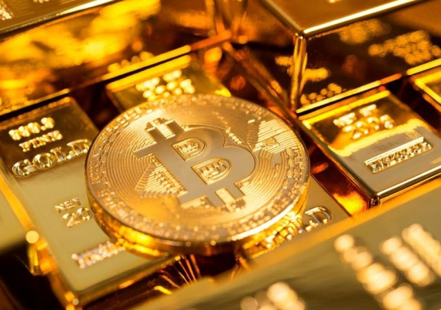 صعود همزمان بیتکوین و اونس طلا در معاملات امروز صعود همزمان بیتکوین و اونس طلا در معاملات امروز