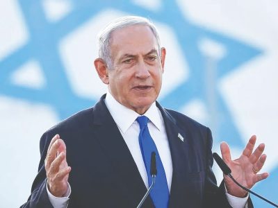 نقشه اسرائیل بزرگ نتانیاهو