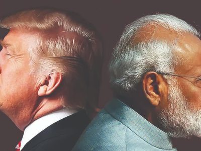 قهر مودی با ترامپ