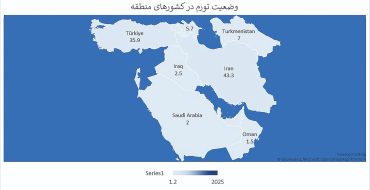 نقشه تورمی ایران