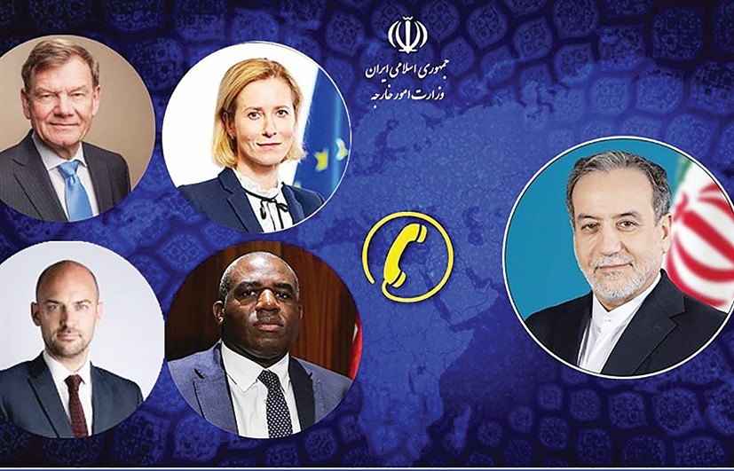گفت‌وگوی اروپایی‌ها با عراقچی درباره مسائل هسته‌ای