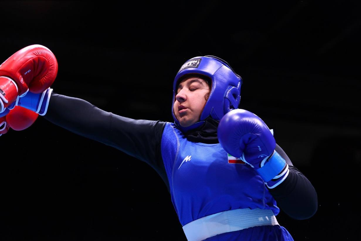 مدال تاریخی بوکس بانوان ایران در آسیا؛ رستگارپور برنز را به خانه آورد مدال تاریخی بوکس بانوان ایران در آسیا؛ رستگارپور برنز را به خانه آورد