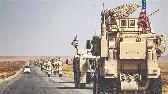 ورود کاروان بزرگ نظامی آمریکا به اربیل ورود کاروان بزرگ نظامی آمریکا به اربیل