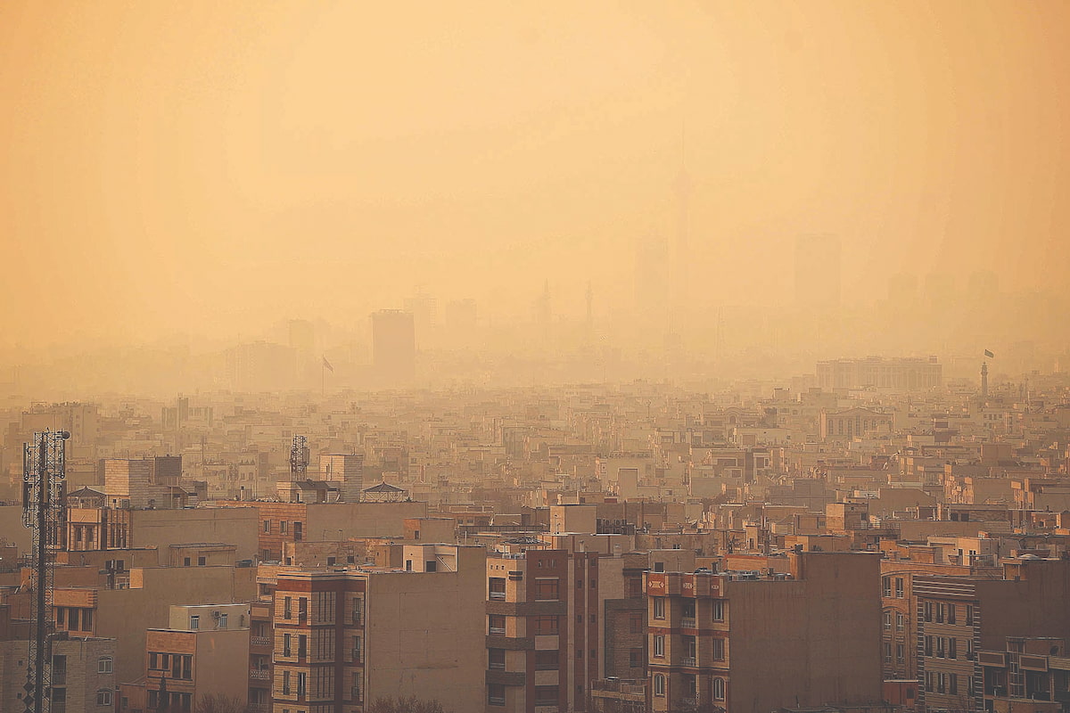 آلودگی هوا سالانه ۵۸‌هزار قربانی می‌گیرد