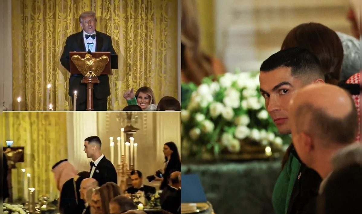 کریستیانو رونالدو همزمان با سفر بن‌سلمان وارد کاخ سفید شد