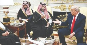 مشاجره بن‌سلمان با ترامپ