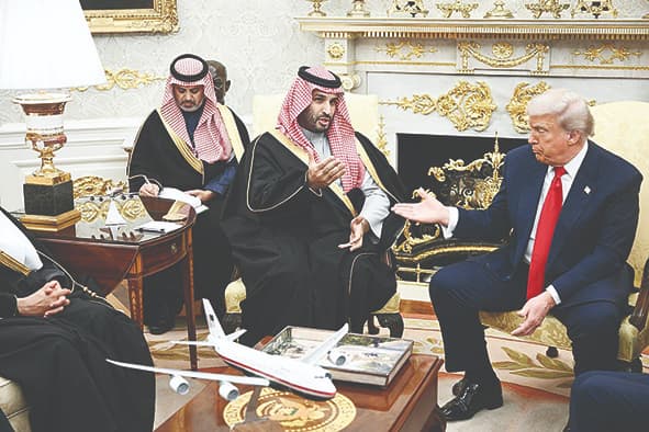 مشاجره بن‌سلمان با ترامپ