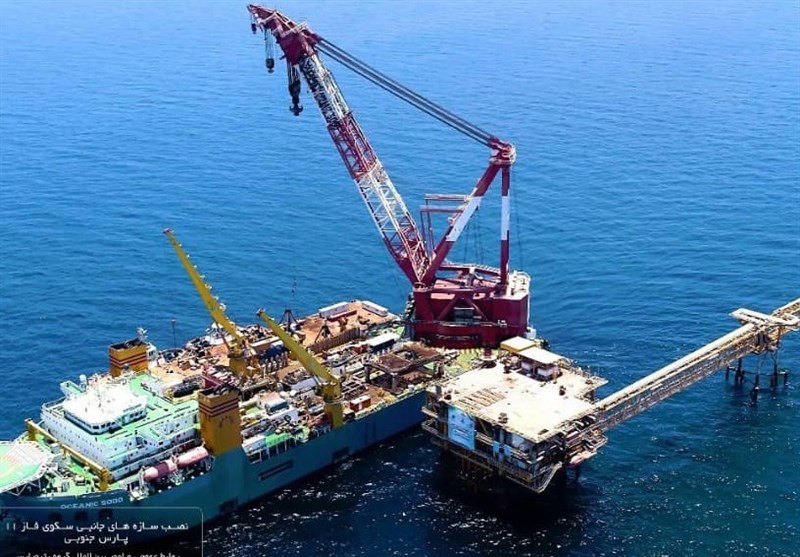 ثبت رکورد تاریخی در تولید روزانه گاز پارس جنوبی با ۷۱۸ میلیون مترمکعب