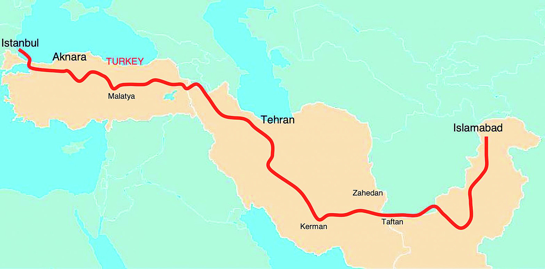 پیامدهای اتصال کریدور ریلی اسلام‌آباد‌-تهران- استانبول به طرح‌های بزرگ اوراسیا
