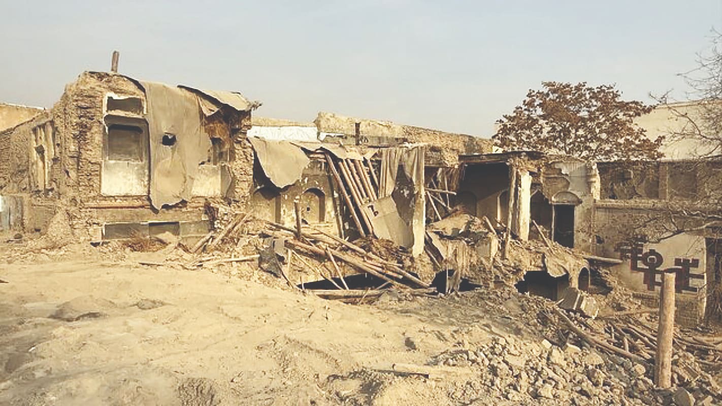 تخریب اثر ثبت ملی شده در قلب پایتخت