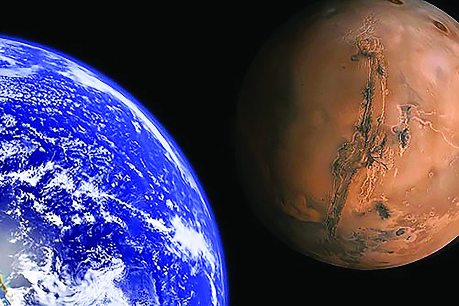 زمان در مریخ سریع‌تر از زمین می‌گذرد