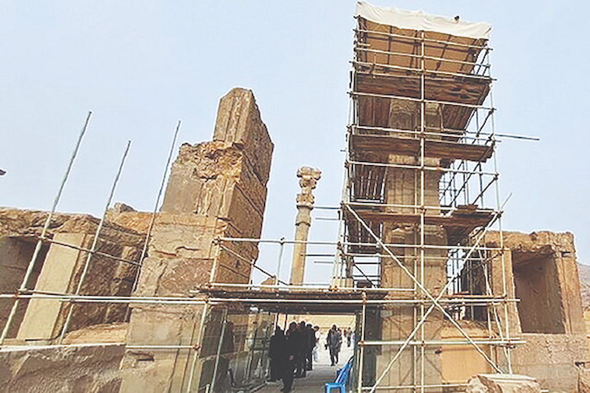 علت فعال‌نبودن برخی کارگاه‌های ‌مرمتی تخت‌جمشید