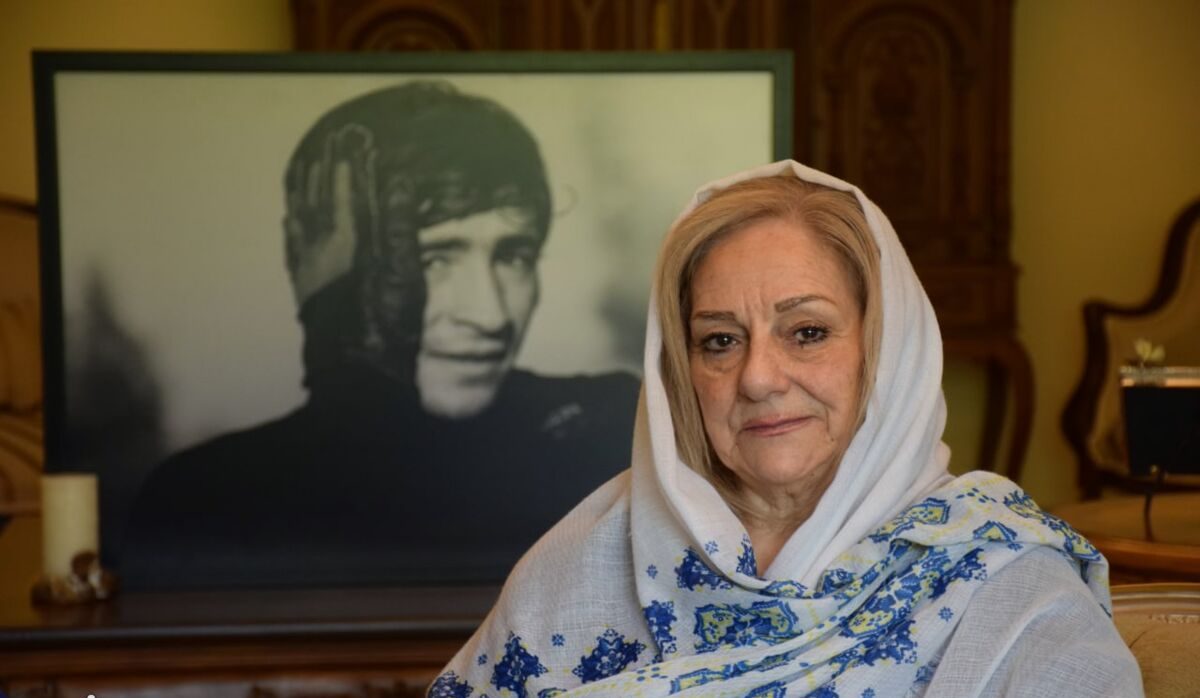 ناصر حجازی و همسرش بهناز شفیعی در روز عروسی؛ سال ۵۲