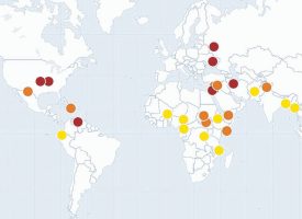 نقشه بحرانی جهان