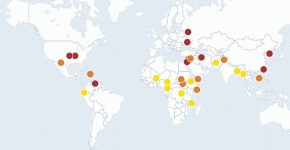 نقشه بحرانی جهان
