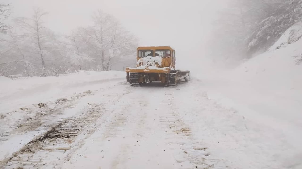 محور پونل – خلخال مسدود شد؛ توصیه‌های ایمنی برای رانندگان