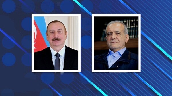 گفت‌وگوی تلفنی پزشکیان و علی‌اف درباره مسائل دوجانبه و منطقه‌ای