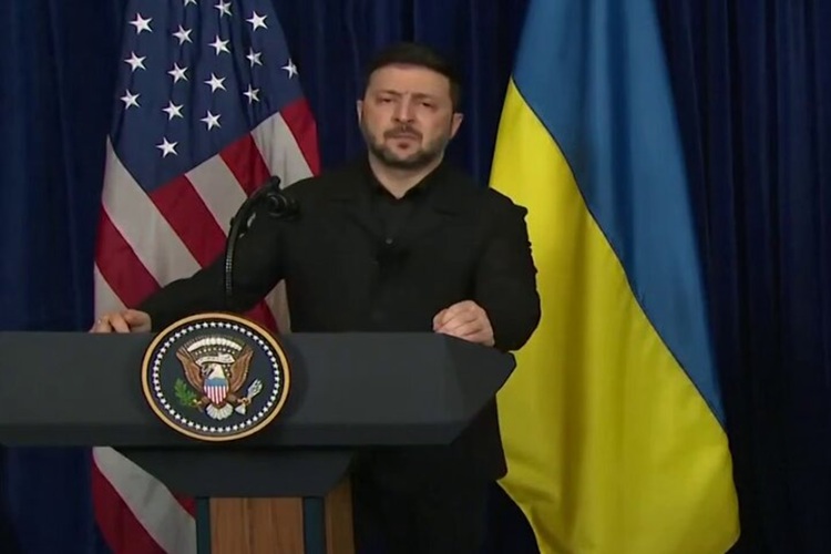 حمله تند و خصمانه زلنسکی به ایران و اروپا در داووس