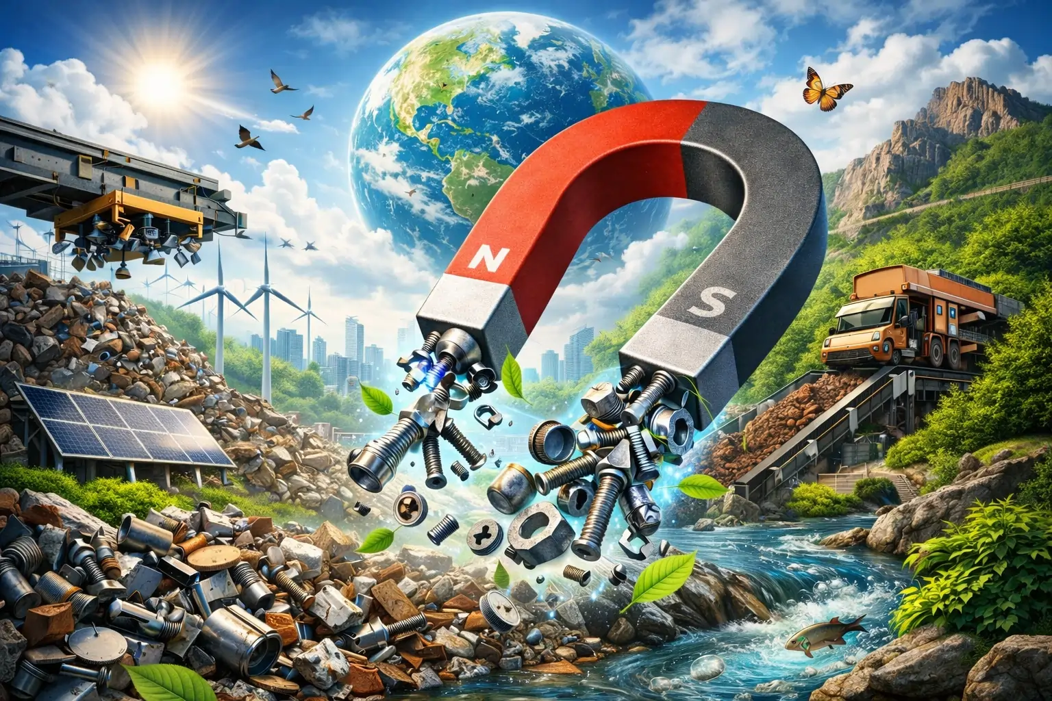 آهنربا؛ قهرمان پنهان صنعت سبز و ناجی محیط زیست در عصر توسعه پایدار