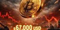 بازار رمزارزها لرزید؛ سقوط دوباره بیت‌کوین به ۶۷ هزار دلار