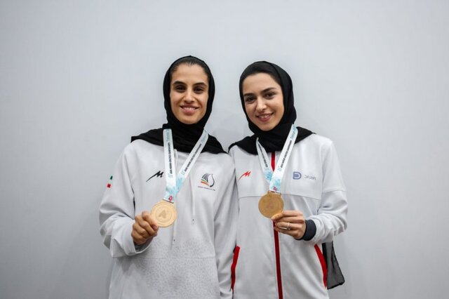 برنز آسیا بر گردن دختر دونده ایران