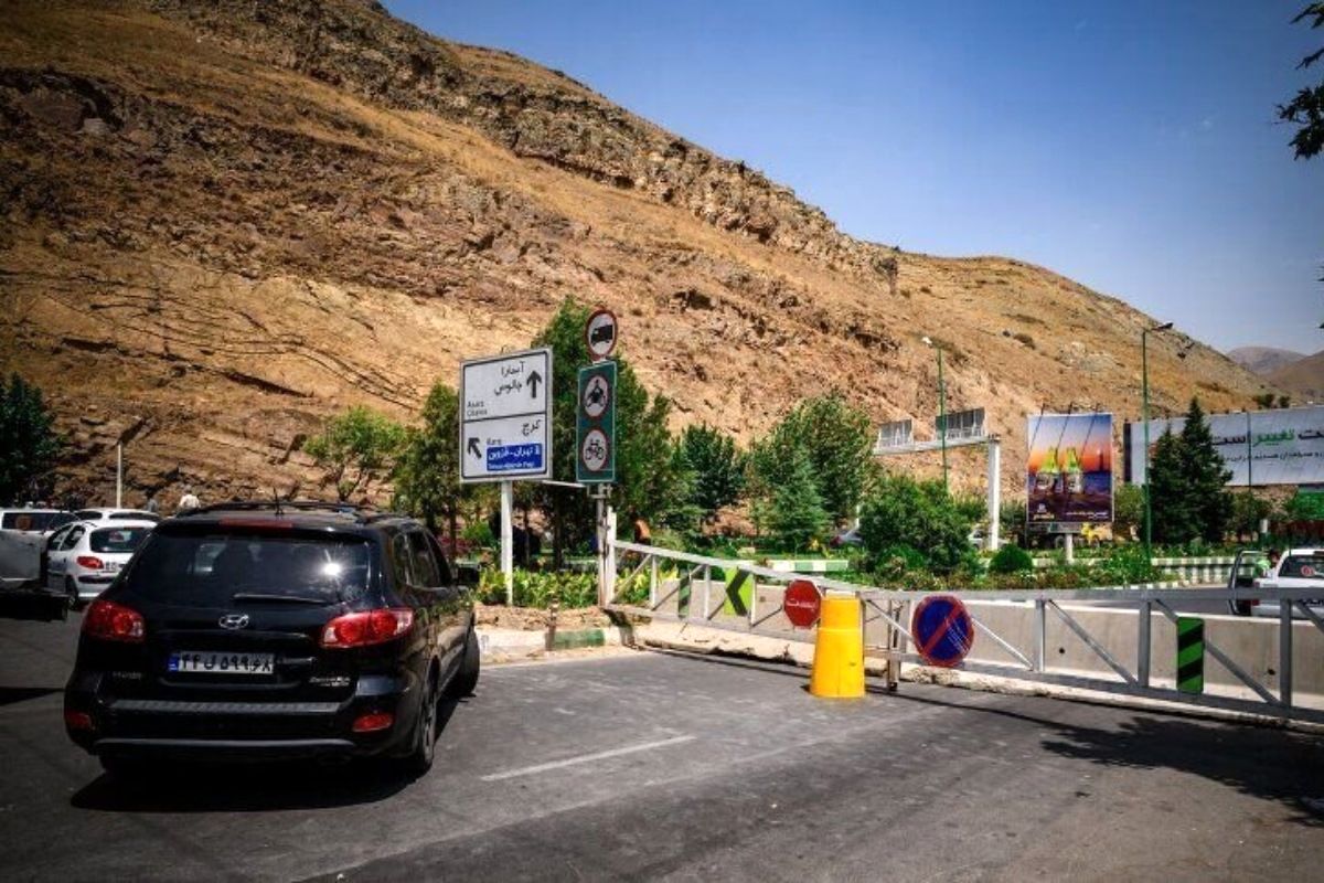 جاده چالوس یک طرفه شد