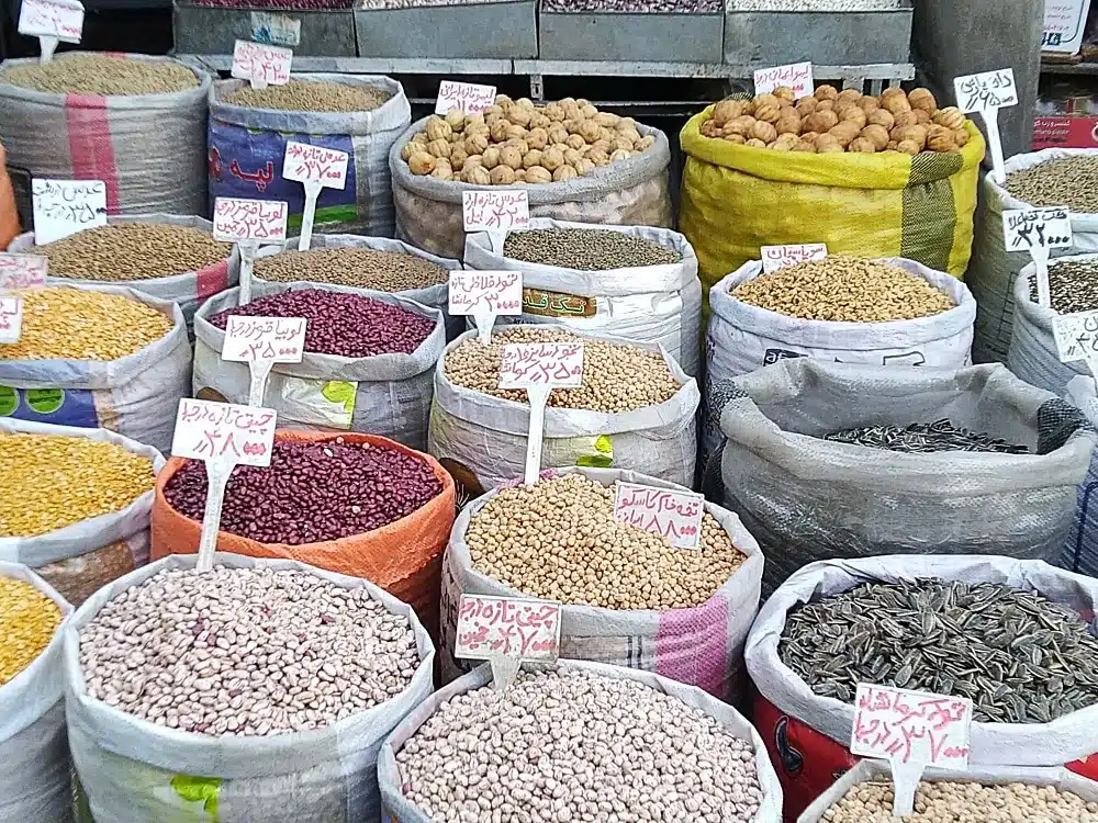 قیمت حبوبات در میدان میوه و تره بار اعلام شد