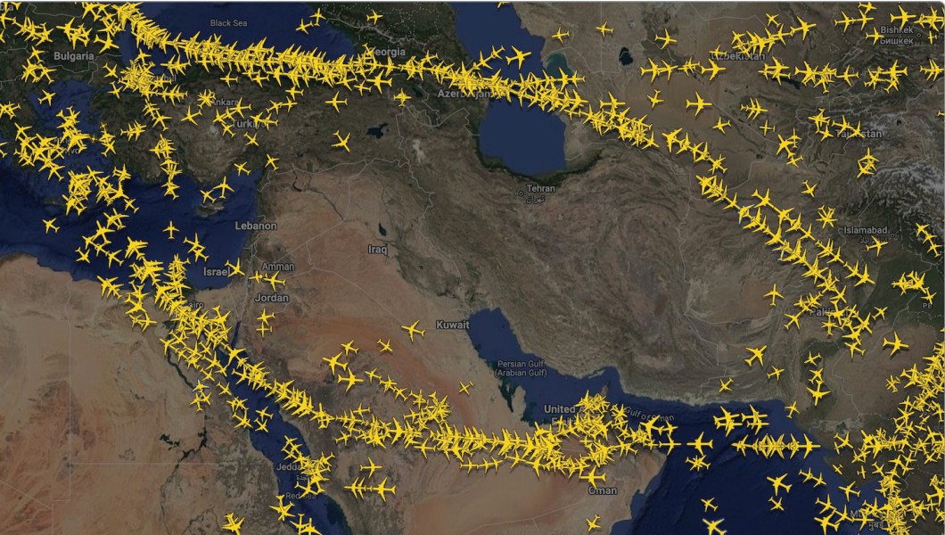 آسمان بسته خاورمیانه