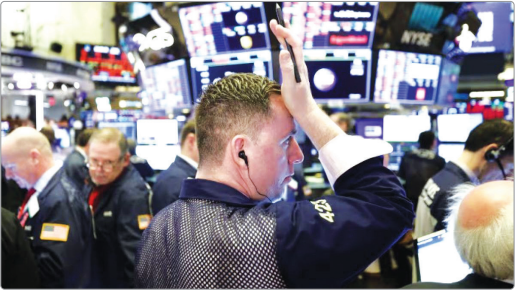 بازار سهام آمریکا در تله جنگ