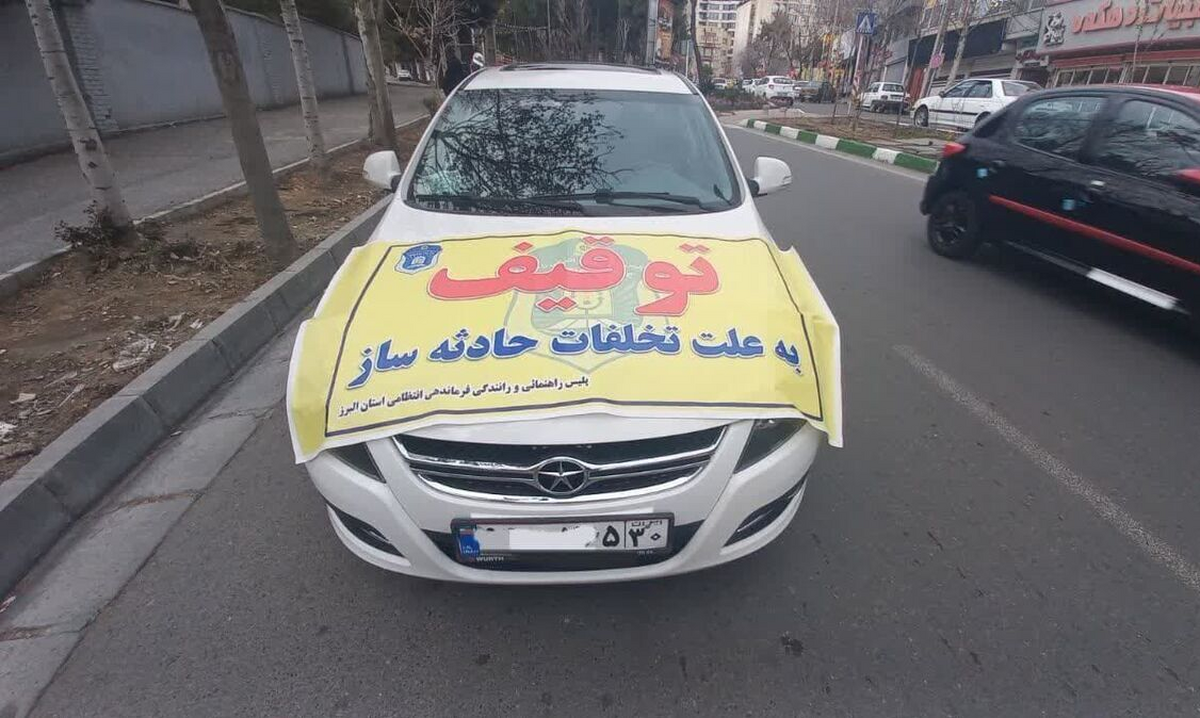 توقیف ساعتی بیش از یک هزار خودرو متخلف در طرح نوروزی پلیس راهور گیلان