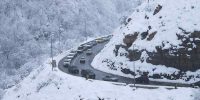 هشدار به مسافران شمالی؛ بارش برف در جاده چالوس و هراز