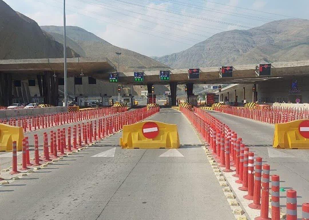 اعمال محدودیت ترافیکی مقطعی در جاده کندوان
