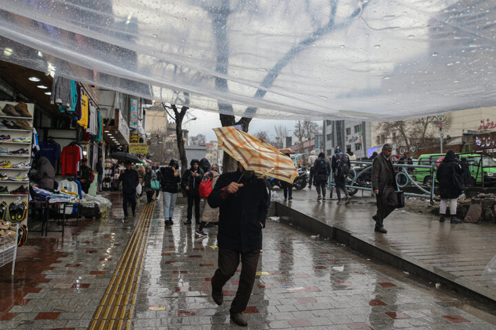 باران و وزش باد شدید در ۲۰ استان