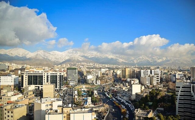 افزایش نسبی دما در تهران تا یکشنبه/رگبار و رعد و برق در ارتفاعات