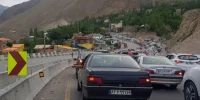 مسافران شمالی بخوانند؛ ترافیک سنگین در این محدوده جاده هراز