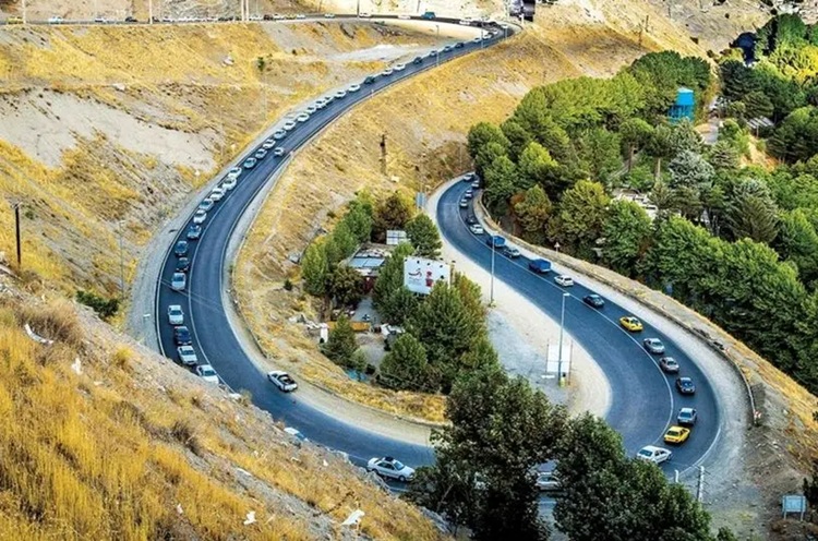 قفل ترافیک در این محدوده جاده چالوس و هراز+وضعیت جوی