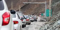 ترافیک در این مسیرهای جاده چالوس و هراز سنگین شد