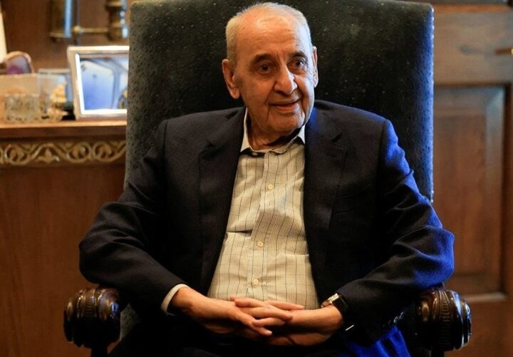 نبیه بری سخنان رئیس جمهور لبنان را تکذیب کرد