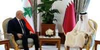 گفت‌وگوی تلفنی امیر قطر و عون درباره وضعیت لبنان پس از آتش‌بس