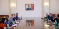 دیدار مسئول سیاست خارجی اتحادیه اروپا با رئیس‌جمهور آذربایجان