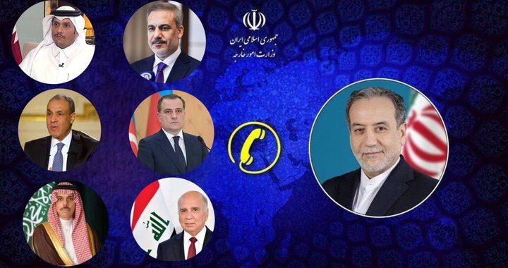 گفت‌وگوهای عراقچی با همتایان منطقه‌ای درباره آخرین ابتکارات ایران جهت پایان جنگ