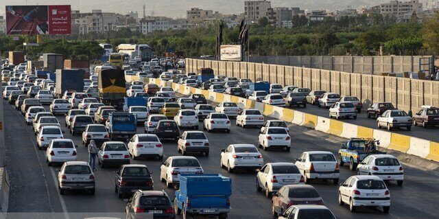 ترافیک سنگین در جاده‌های البرز