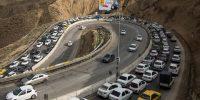 ترافیک سنگین در محور چالوس مسیر شمال به جنوب